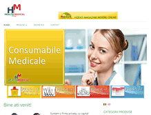 Tablet Screenshot of healthmedical.ro